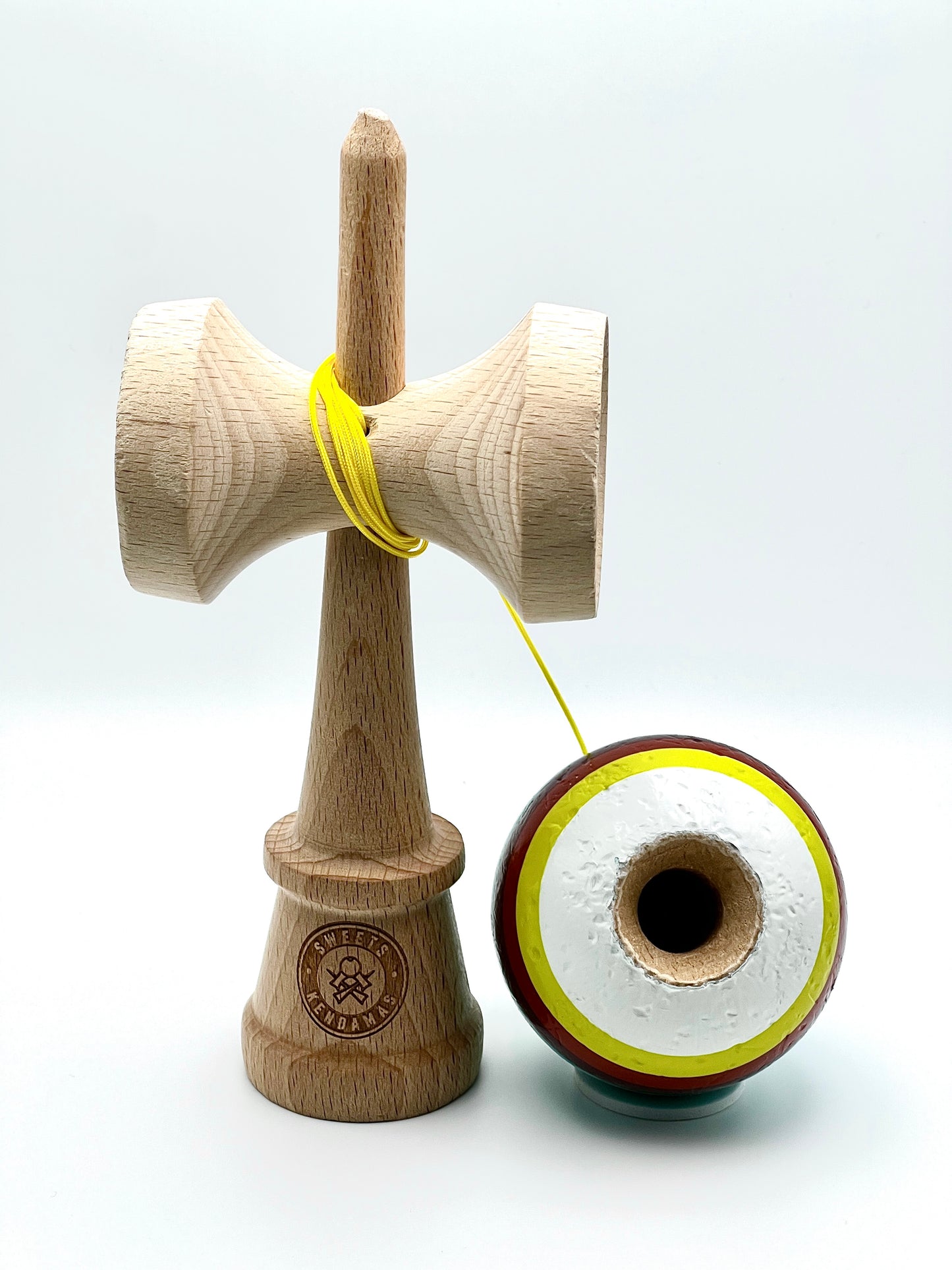 TRIPLE STRIPE - AQUA - LEGEND SHAPE - KENDAMA - B-GRADE